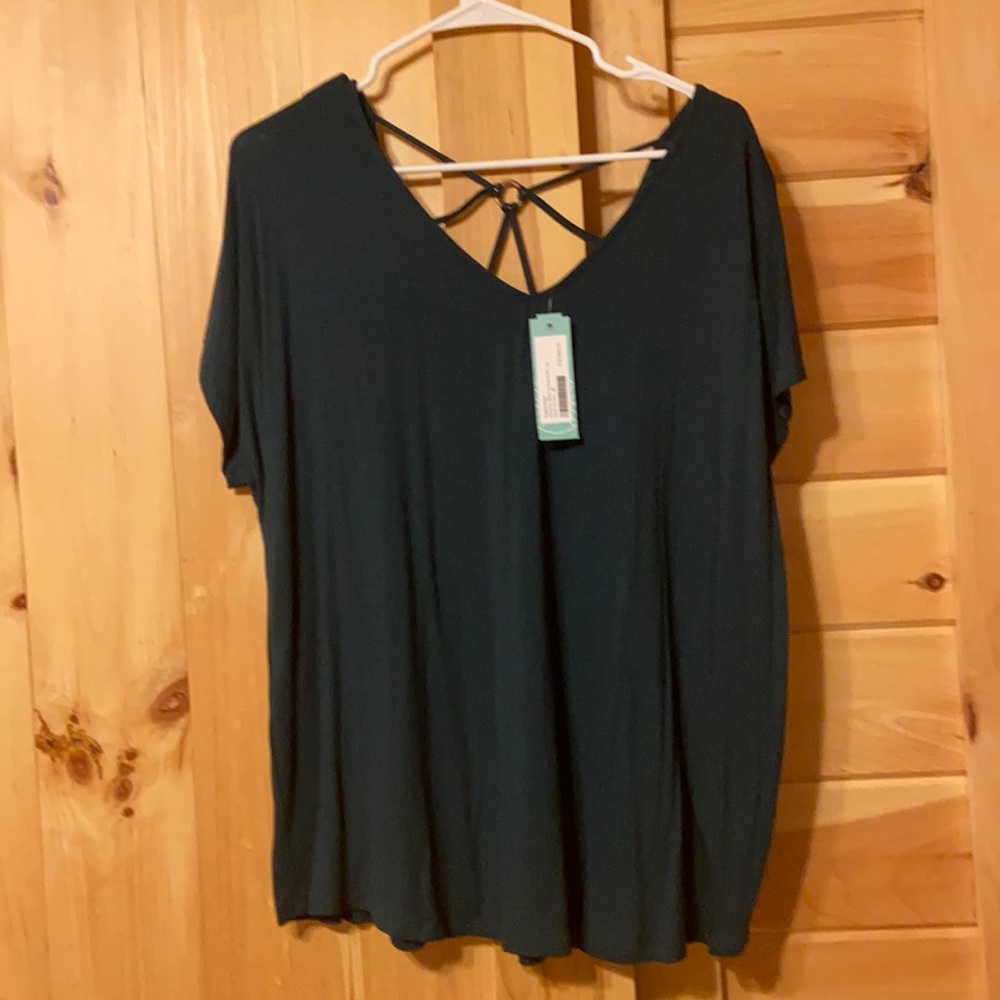Detailed knit XL top